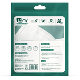  Khẩu trang 5D Lamy kháng khuẩn ngăn ngừa giọt bắn bụi mịn chống tia UV 
