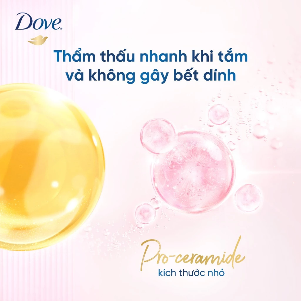  Sữa Tắm Serum Dove Pro-Ceramide Giúp Da Đàn Hồi Và Căng Bóng 900g 