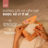  Bông tẩy trang Luck Lady dạng hộp 120 miếng,kích thước bông 58mm,mềm mịn,làm sạch da,an toàn cho da,skincare 