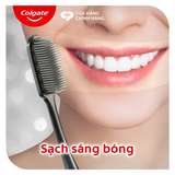  Bàn chải Colgate Slimsoft Flex Clean Charcoal nguyên khối than hoạt tính kháng khuẩn 