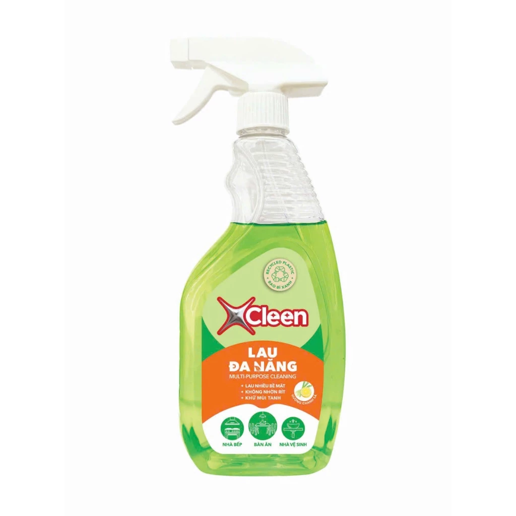  Xịt Đa Năng XCleen hương chanh sả 520ml 