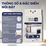  Khăn khô lau bếp F5 Clean 300 tờ lau sạch mọi vết bẩn, không để lại sơ vải, tiện dụng, an toàn cho da tay 
