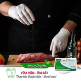  Găng Tay Nấu Ăn Kitchen And Food TTGLOVES Nitrile Không Bột Màu Trắng 4.5gr (Hộp 100 Chiếc) 