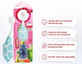  Bàn Chải Đánh Răng LIPZO Kids Step 1 Cao Cấp Công Nghệ Chỉ Tơ Nha Khoa Siêu Mềm Dành Cho Trẻ Em Trên 2 Tuổi 