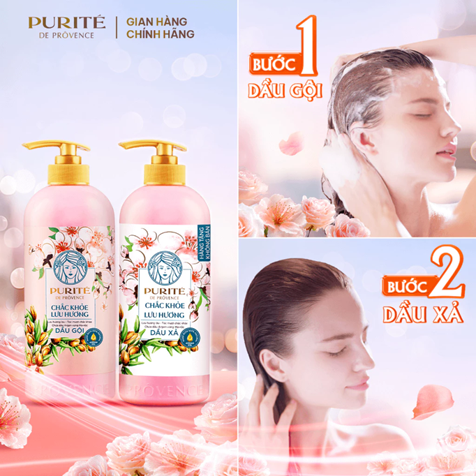  Dầu Gội Purité Lưu hương 600ml 