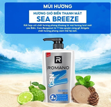  [TẶNG Chai 150G] Tắm gội cho nam 2in1 Romano Gen Z Hương Forest Cedar/ Sea Breeze 610g (Tặng mùi ngẫu nhiên) 