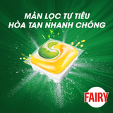  Viên rửa chén FAIRY All In One sạch sáng bóng, đánh bật cặn dầu mỡ, hương chanh, túi 26/64 viên - Châu Âu 