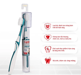  Bàn Chải Lipzo Adam Cao Cấp – Mật Độ Lông Dày Gấp 3 Lần Làm Sạch Mảng Bám, Bảo Vệ Nướu Răng Hiệu Quả 