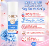  Xịt Khử Mùi Dưỡng Sáng PURITÉ Hương Nước Hoa Cao Cấp Hoa Anh Đào/Hoa Hồng/Hoa Mẫu Đơn 140ml 