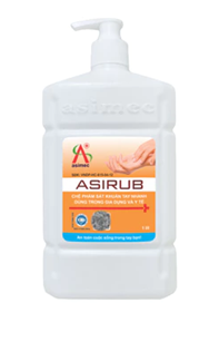  Nước rửa tay khô ASIRUB 100-500ml - Dung dịch sát khuẩn tay, ngăn ngừa vi khuẩn, dưỡng ẩm da tay 