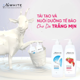  Sữa tắm dưỡng trắng NuWhite chai 1.2L - Cấp ẩm sâu, dưỡng trắng tự nhiên 