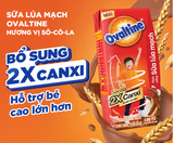  Thức uống lúa mạch gấp đôi Canxi hương vị sô-cô-la Ovaltine hỗ trợ tăng chiều cao (180ml x 4) 