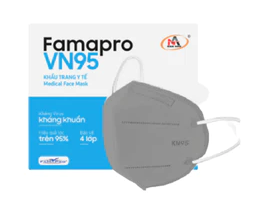  Khẩu trang cao cấp 5 lớp Famapro VN95 10 cái/hộp 