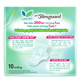  Băng vệ sinh Laurier siêu mỏng bảo vệ 1mm 22.5cm 10 miếng 
