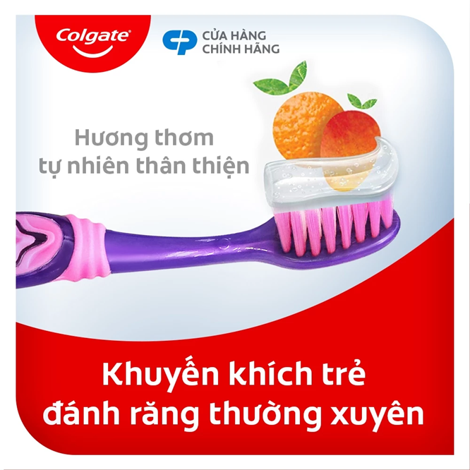  Kem đánh răng Colgate Kid Free From cho bé 3-5 tuổi không chất bảo quản 80g 