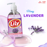  Nước Rửa Tay Dưỡng Ẩm Lily Mỹ Hảo Chiết Xuất Thiên Nhiên, Sạch Khuẩn An Toàn Chai 500 ML 