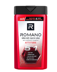  Dầu gội nam sạch gàu 5in1 Romano hương nước hoa Classic/ Force/ Attitude 180g 