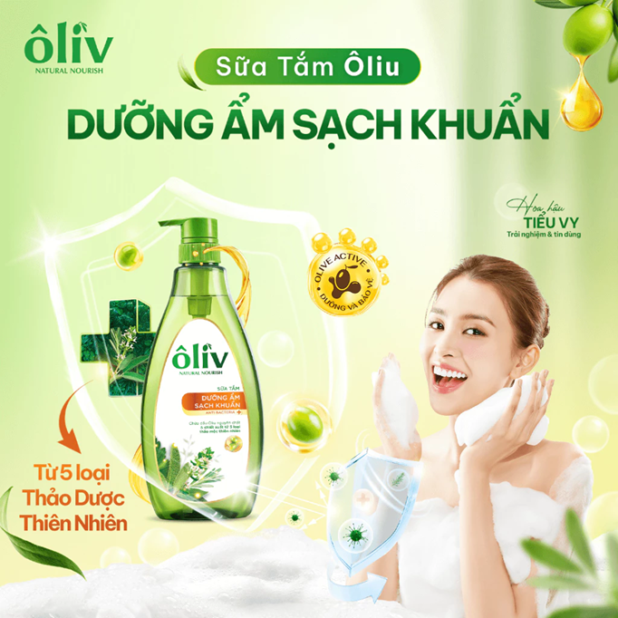  Sữa Tắm Dưỡng Da Ôliv Dưỡng Ẩm 250ml/650ml/1L 
