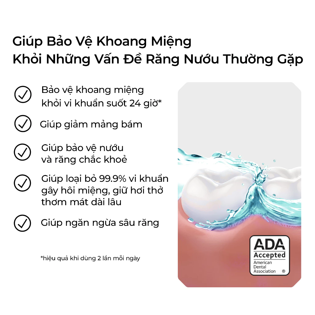  Nước Súc Miệng Listerine Không Cay Giúp Hơi Thở Thơm Mát - Cool Mint Zero Alcohol 750ml 