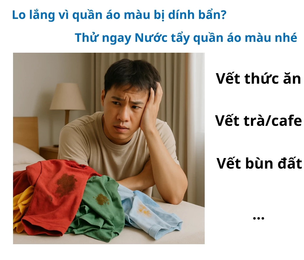  Nước tẩy quần áo màu On1 400-800g khử mùi hôi ẩm mốc lưu hương thơm mát 