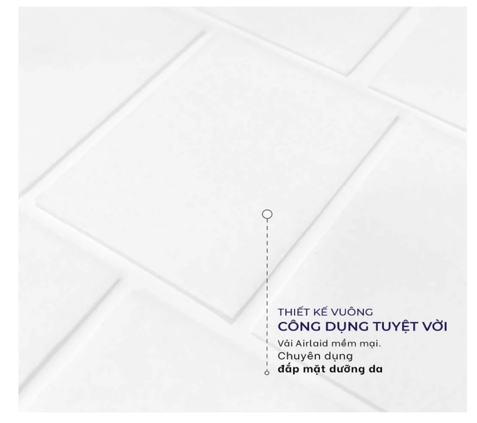  Bông Đắp Toner Dưỡng Da PUFFME Airlaid 200 Miếng/Bao 