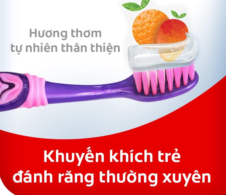  Kem đánh răng Colgate Kid Free From cho bé 3-5 tuổi không chất bảo quản 80g 