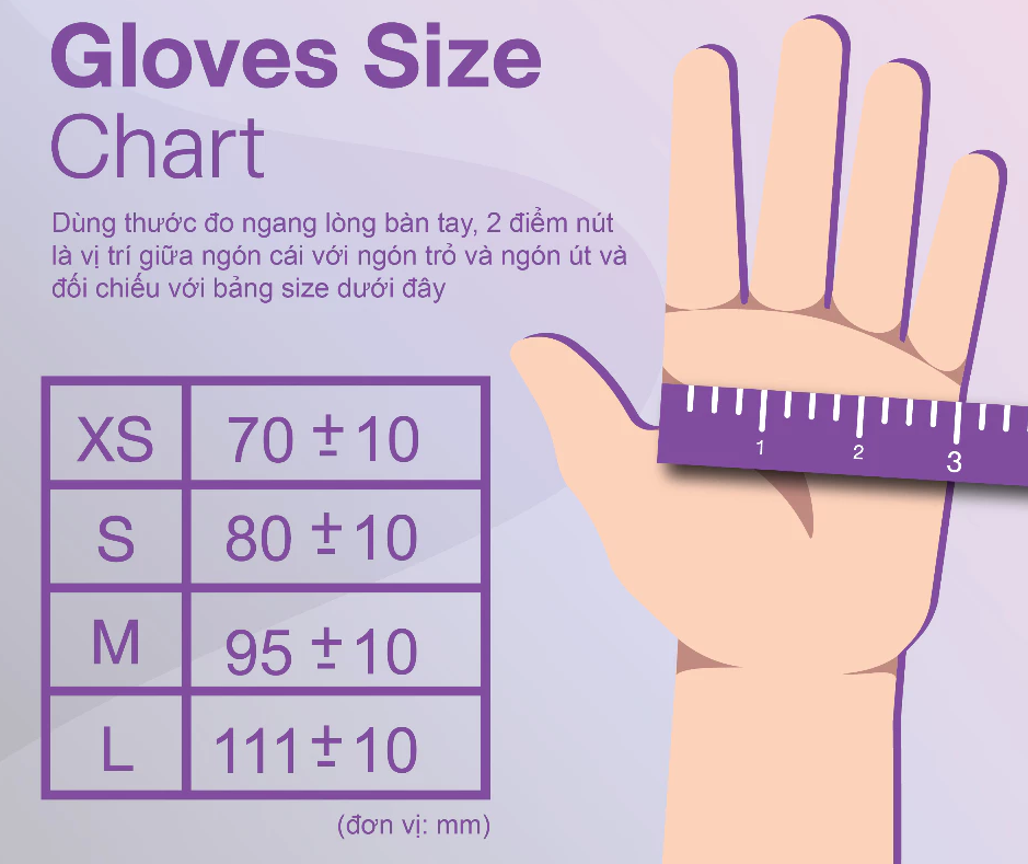  Găng tay y tế Latex KHÔNG BỘT Sri Trang VERVE 5.5g 100 chiếc/hộp 