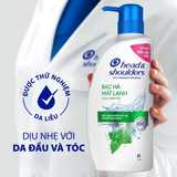  Dầu Gội Sạch Gàu HEAD & SHOULDERS Bạc Hà Mát Lạnh/ Giảm Ngứa Da Đầu - Chai 1800ml 
