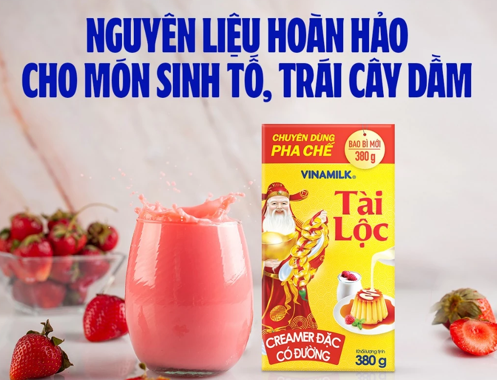  Sữa đặc Vinamilk Tài Lộc Hộp giấy 380g 