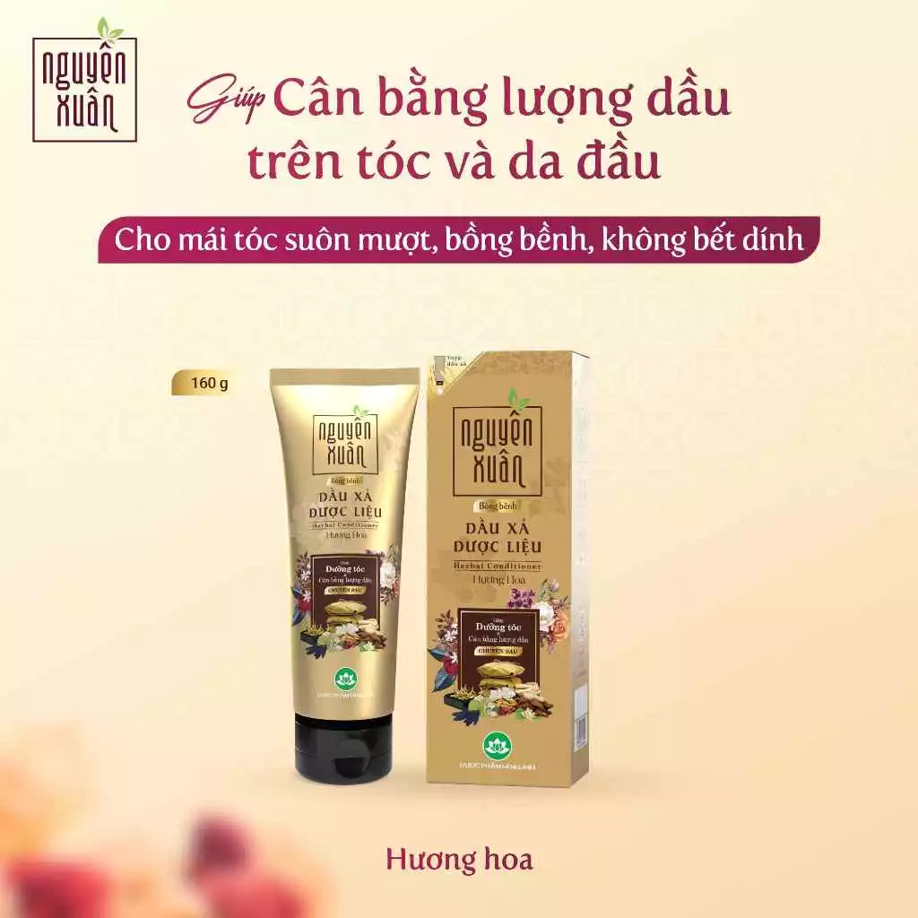  Bộ Dầu gội Nguyên Xuân bồng bềnh 260g+ xả bồng bềnh 160g 