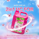  Nước Giặt Xả HC For Gold Blue Heaven - Đậm Đặc Gấp 28 Lần, Sạch Sâu, Hương Thơm Tươi Mát - 5L 