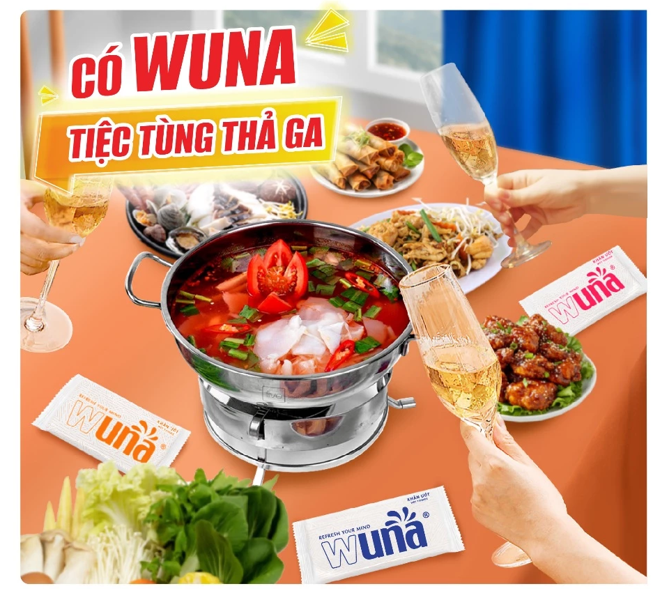  Thùng 300 Cái Khăn Lạnh Không Mùi Super WUNA 20x25cm - Vải Không Dệt Cao Cấp, Mềm Mại 