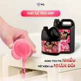  Nước Giặt Xả HC SPJ – Bản 8 IN 1 Cải Tiến, Nhiều Mùi Hương, Làm Sạch Vết Bẩn, Mềm Vải 