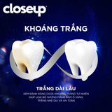  Kem đánh răng Closeup White Now - Trắng Bật Tông 3X TỨC THÌ với Công nghệ Ánh Sáng Xanh 100g 