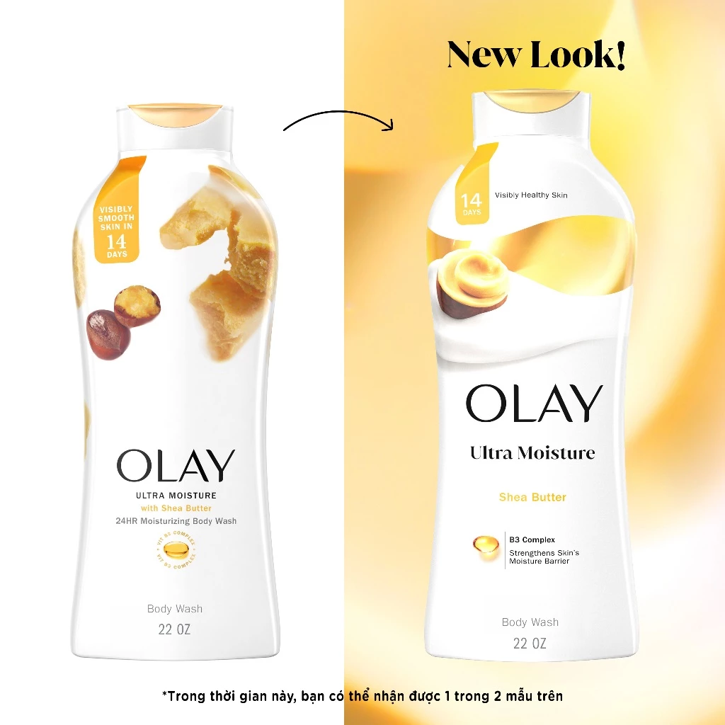  Sữa tắm OLAY dưỡng da 650ml nhiều mùi hương, cải thiện da sáng khỏe sau 14 ngày - Mỹ 