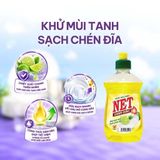  Bột giặt NET hương hoa Ngọc Lan bịch x 2.4kg + nước rửa chén NET đậm đặc hương Chanh chai x 250gr 
