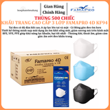  Khẩu trang 3 lớp Famapro 4D KF94 hộp 10 cái 