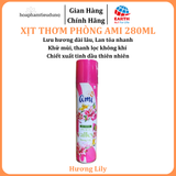 Xịt thơm phòng Ami 280g 