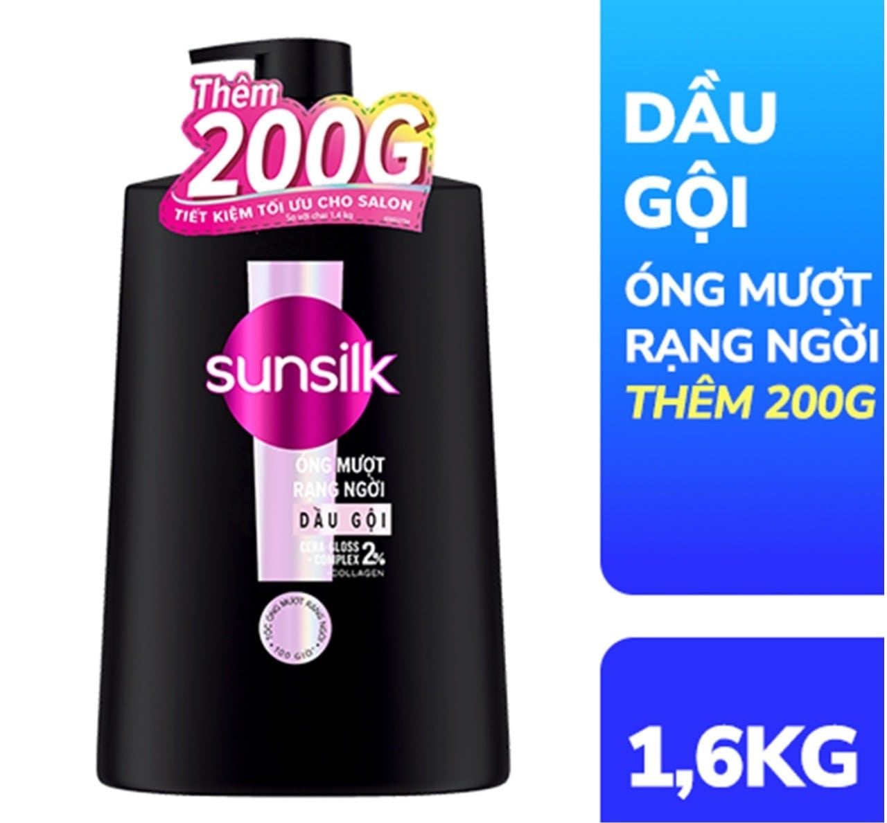  Dầu gội Sunsilk 1.6Kg chuyên dụng Salon tóc siêu tiết kiệm 