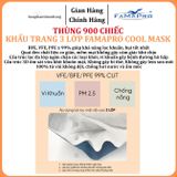  Khẩu trang cao cấp Famapro 3 lớp Cool Mask 6D Nhật Hộp 30 chiếc 