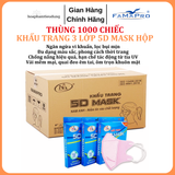  Khẩu trang  3 lớp Famapro 5D Mask hộp 10 chiếc 