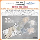  Khẩu trang cao cấp Famapro 3 lớp Cool Mask 6D Nhật Hộp 30 chiếc 