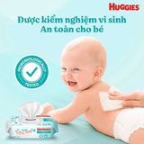  Khăn giấy ướt Huggies kháng khuẩn 80 tờ Essential Clean 