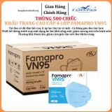  Khẩu trang cao cấp 5 lớp Famapro VN95 10 cái/hộp 