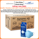 Khẩu trang 3 lớp Famapro 4D KF94 hộp 10 cái 