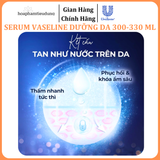  Serum Vaseline Gluta-Hya Dưỡng Da Sáng Mịn Sau 7 Ngày 300-330 ML 