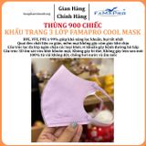  Khẩu trang cao cấp Famapro 3 lớp Cool Mask 6D Nhật Hộp 30 chiếc 