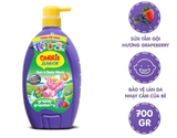  Sữa Tắm Gội cho bé Carrie Junior hương trái cây thiên nhiên 700g 