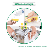  Nước Rửa Chén EZ Clean 800gr, sạch nhanh dầu mỡ, không phẩm màu, dịu nhẹ da tay, bổ sung vitamin E 