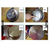  Hộp kem cọ xoong nồi tẩy vết bẩn nhà bếp đa năng Hando 500g (Over & Cookware Cleaner) 